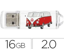TECHONETECH CAMPER VAN VAN MEMORIA USB 2.0 16GB (PENDRIVE)