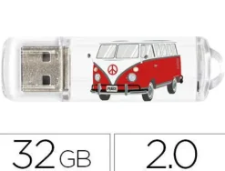 TECHONETECH CAMPER VAN VAN MEMORIA USB 2.0 32GB (PENDRIVE)