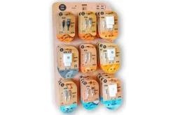 TECHONETECH EXPOSITOR CON 27 CABLES Y CARGADORES PARA SMARTPHONE - UNIDADES SURTIDAS