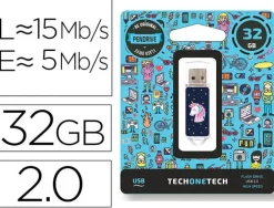 TECHONETECH UNICORNIO DREAM MEMORIA USB 2.0 32GB (PENDRIVE)