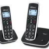 TELEFONO INALAMBRICO SPC DUO TELECOM 7609-N COLOR NEGRO IDENTIFICADOR DE LLAMADAS AGENDA PANTALLA