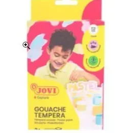TEMPERA JOVI 40CC 6 COLORES PASTEL