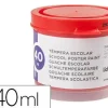 TEMPERA LIDERPAPEL ESCOLAR 40 ML ROJO