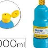 TEMPERA LIQUIDA GIOTTO ESCOLAR LAVABLE 1000 ML AZUL CYAN
