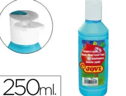 TEMPERA LIQUIDA JOVI ESCOLAR 250 ML AZUL CYAN