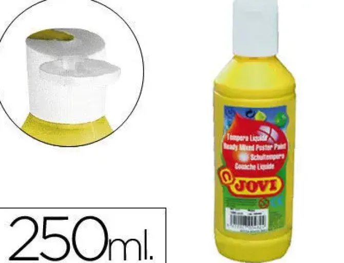TEMPERA LIQUIDA JOVI ESCOLAR 250 ML AMARILLO