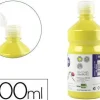 TEMPERA LIQUIDA LIDERPAPEL ESCOLAR 500 ML AMARILLO LIMON