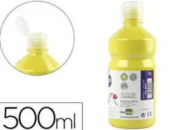 TEMPERA LIQUIDA LIDERPAPEL ESCOLAR 500 ML AMARILLO LIMON
