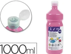 TEMPERA LIQUIDA LIDERPAPEL ESCOLAR 1000 ML ROSA