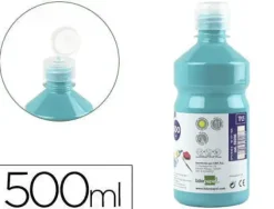 TEMPERA LIQUIDA LIDERPAPEL ESCOLAR 500 ML TURQUESA