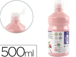 TEMPERA LIQUIDA LIDERPAPEL ESCOLAR 500 ML ROSA