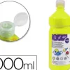 TEMPERA LIQUIDA LIDERPAPEL ESCOLAR 1000 ML AMARILLO LIMON