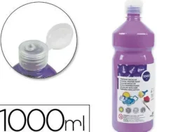 TEMPERA LIQUIDA LIDERPAPEL ESCOLAR 1000 ML LILA