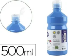 TEMPERA LIQUIDA LIDERPAPEL ESCOLAR 500 ML AZUL