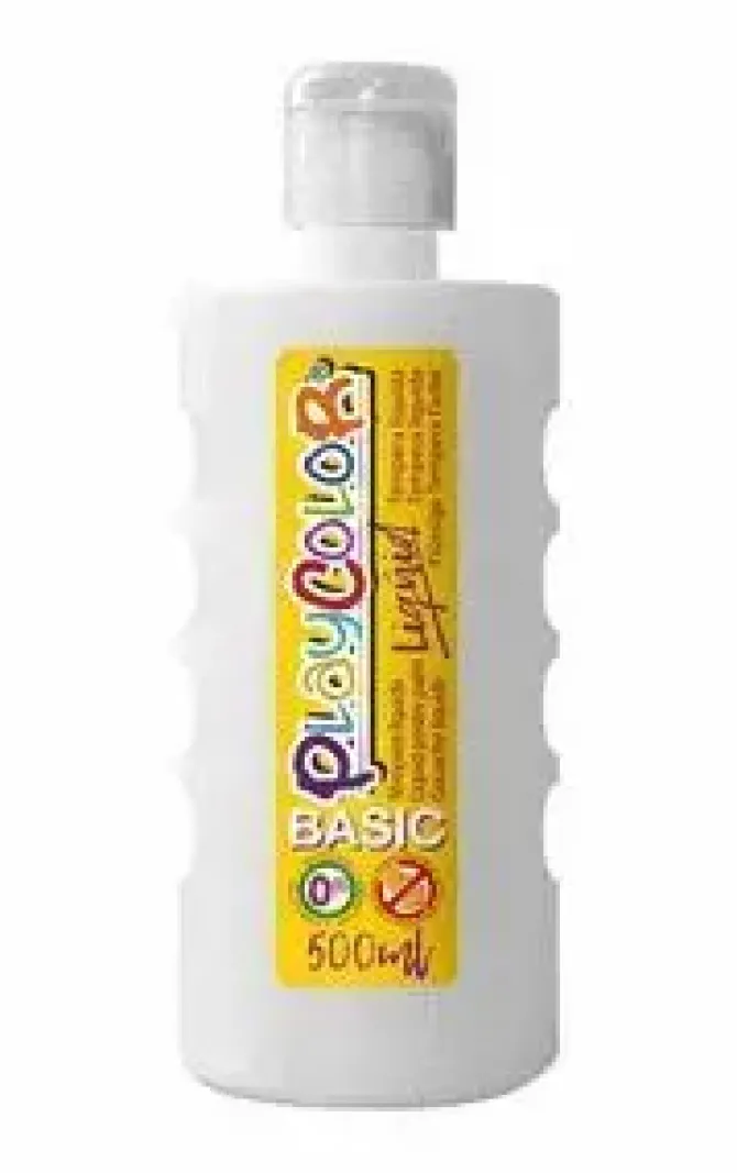 TEMPERA PLAYCOLOR LIQUID BASIC 500 ML BLANCO
