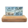 THOMSON CT600 ESTACION METEOROLOGICA - RELOJ DESPERTADOR - COLOR MADERA/BLANCO