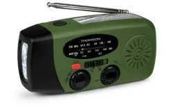 THOMSON RT260 RADIO - LINTERNA DE EMERGENCIA - FUNCION POWERBANK - COLOR VERDE
