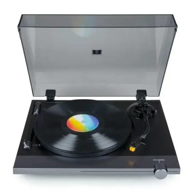 THOMSON TT700 GIRADISCOS PREAMPLIFICADO PREMIUM - CONEXION RCA - COLOR NEGRO/ALUMINIO