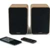 THOMSON WS602DUO ALTAVOCES 100W BLUETOOTH 5.0 - ENTRADA RCA, OPTICA - MANDO A DISTANCIA - COLOR MADERA