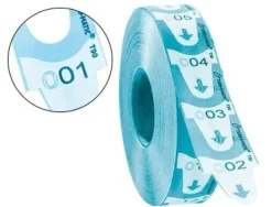 TICKET METO TURNO MATIC 4000 UNIDADES COLOR AZUL