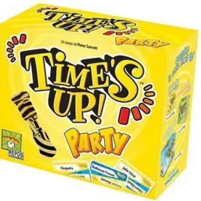 TIME'S UP PARTY JUEGO DE CARTAS - TEMATICA PREGUNTAS Y RESPUESTAS/ABSTRACTO - DE 4 A 8 JUGADORES - A PARTIR DE 10 AÑOS - DURACION 40MIN. APROX.