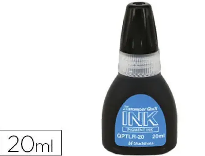 TINTA X'STAMPER QUIX PARA SELLOS NEGRA BOTE DE 20 ML
