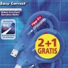 TIPP-EX EASY CORRECT 2+1 PACK DE 3 CINTAS CORRECTORAS 4.2MM X 12M - RESISTENTE - ESCRITURA INSTANTANEA