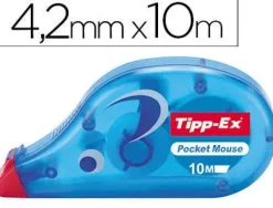 TIPP-EX POCKET MOUSE CINTA CORRECTORA 4.20MM X 10M - RESISTENTE - ESCRITURA INSTANTANEA - CAPUCHON PROTECTOR