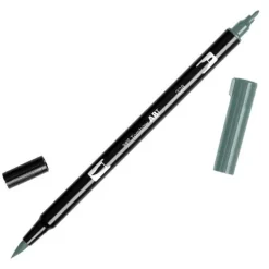 TOMBOW ABT ROTULADOR 228 DOBLE PUNTA PINCEL Y PUNTA FINA 0,8MM COLOR 228 VERDE GRIS
