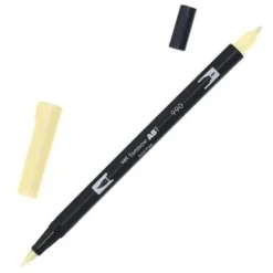 TOMBOW ABT ROTULADOR 990 DOBLE PUNTA PINCEL Y PUNTA FINA 0,8MM COLOR 990 ARENA CLARA