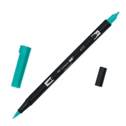 TOMBOW ABT ROTULADOR 403 DOBLE PUNTA PINCEL Y PUNTA FINA 0,8MM COLOR 403 AZUL BRILLANTE