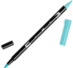 TOMBOW ABT ROTULADOR 401 DOBLE PUNTA PINCEL Y PUNTA FINA 0,8MM COLOR 401 AQUA AZUL AGUA