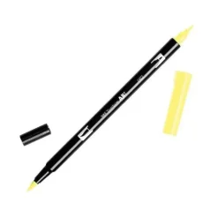 TOMBOW ABT ROTULADOR 062 DOBLE PUNTA PINCEL Y PUNTA FINA 0,8MM COLOR 062 AMARILLO PALO