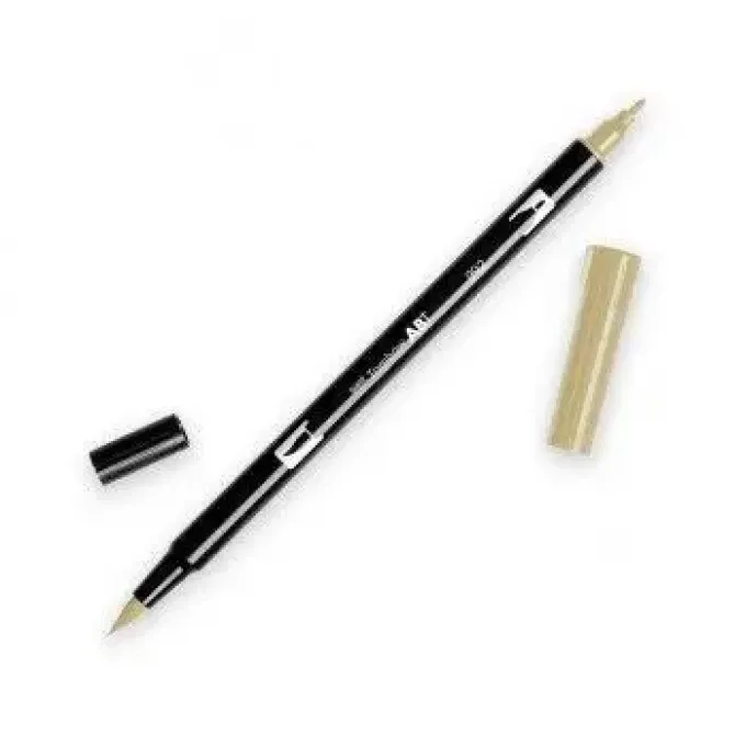 TOMBOW ABT ROTULADOR 992 DOBLE PUNTA PINCEL Y PUNTA FINA 0,8MM COLOR 992 ARENA BEIG