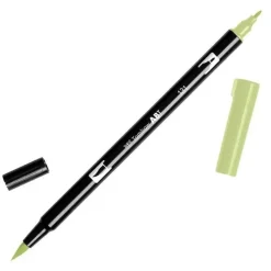 TOMBOW ABT ROTULADOR 131 DOBLE PUNTA PINCEL Y PUNTA FINA 0,8MM COLOR 131 VERDE LIMA LIMON