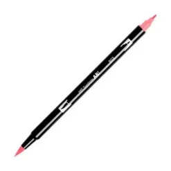TOMBOW ABT ROTULADOR 803 DOBLE PUNTA PINCEL Y PUNTA FINA 0,8MM COLOR 803 ROSA PUÑETAZO