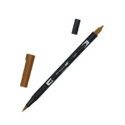 TOMBOW ABT ROTULADOR 969 DOBLE PUNTA PINCEL Y PUNTA FINA 0,8MM COLOR 969 MARRON CHOCOLATE