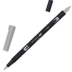 TOMBOW ABT ROTULADOR N60 DOBLE PUNTA PINCEL Y PUNTA FINA 0,8MM COLOR N60 GRIS TEMPLADO 6