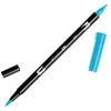 TOMBOW ROTULADOR 493 DOBLE PUNTA PINCEL Y PUNTA FINA 0,8MM COLOR 493 AZUL REFLEX