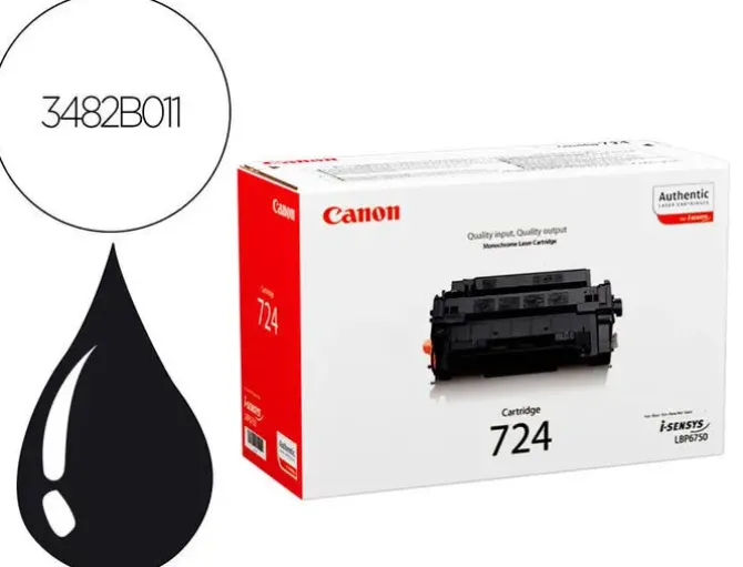 TONER CANON 724H LBP6750 LBP6780 NEGRO