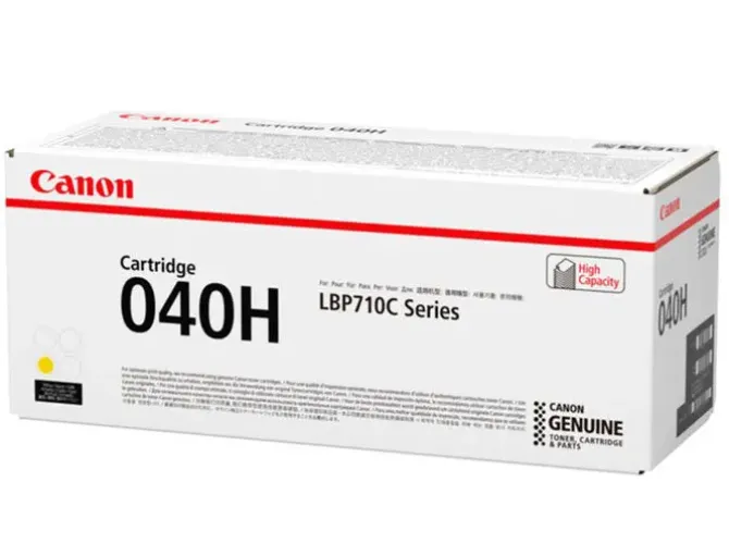 TONER CANON 040HY ALTA CAPACIDAD LBP710 LBP712 AMARILLO