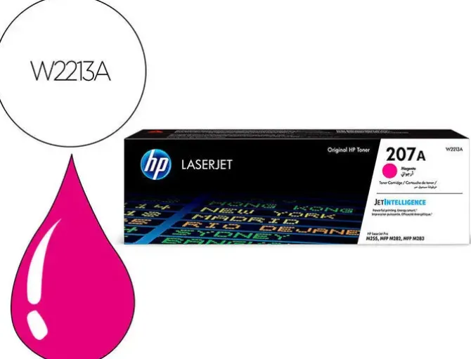 TONER HP 207A HP LASERJET PRO M255DW / M255NW / M282NW / M283FDN MAGENTA 1250 PAGINAS