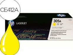 TONER HP 305A LASERJET M351/M451/M375/M475 AMARILLO - 2600 PAG -