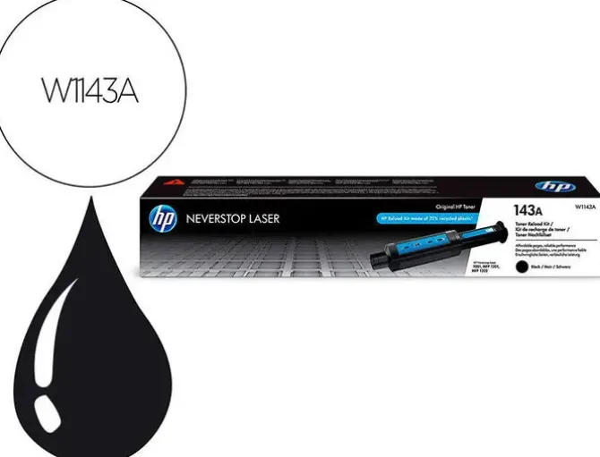 TONER HP LASERJET 143A NEVERSTOP 1000 SERIES / 1200 SERIES NEGRO 2500 PAGINAS