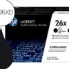 TONER HP LASERJET PRO 26X M402 MFP M426 NEGRO PACK DE 2 UNIDADES 9000 PAGINAS