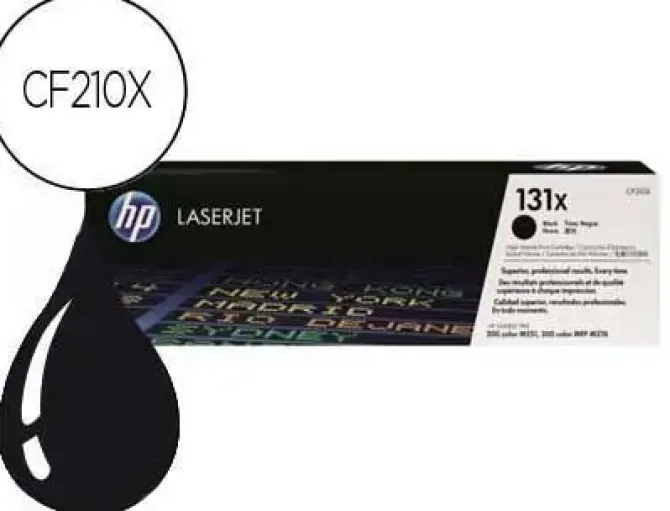 TONER HP 131X LASERJET PRO 200/ M251 CF210X NEGRO 2400 PAG