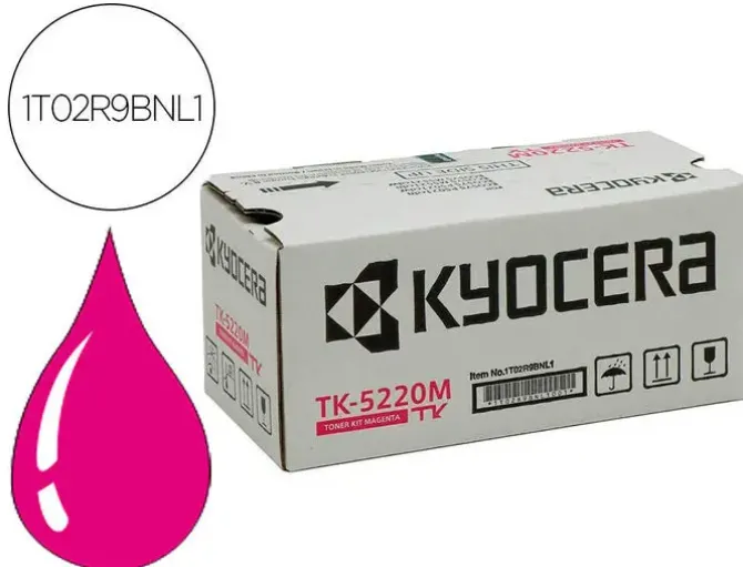 TONER KYOCERA MITA TK-5220M MAGENTA ECOSYS M5521CDW, ECOSYS M5521CDN 1200 PAG