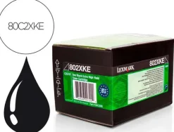 TONER LASER LEXMARK 80C2XKE NEGRO 8000 PAGINAS
