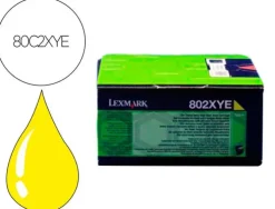 TONER LASER LEXMARK 80C2XYE AMARILLO 4000 PAGINAS