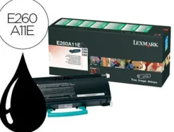TONER LEXMARK E260A11E NEGRO 3500 PAG